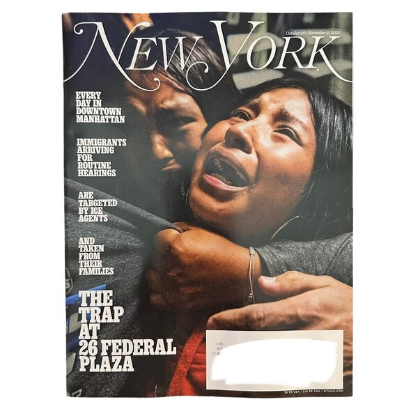 New York Magazine October 20 2025 The Trap at 26 Federal Plaza - Picture 1 of 1
